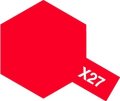 タミヤ（80027）エナメル X-27 クリヤーレッド  
