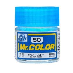 画像1: GSIクレオス (C50) Mr.カラー (クリアーブルー)    