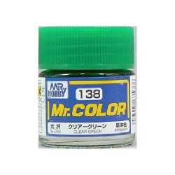 画像1: GSIクレオス (C138) Mr.カラー (クリアーグリーン) 光沢   