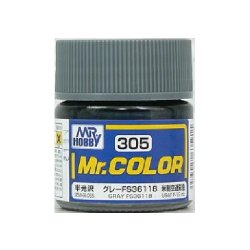 画像1: GSIクレオス Mr.カラー  C305 グレー FS36118 (半光沢)   