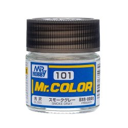 画像1: GSIクレオス (C101) Mr.カラー (スモークグレー) 光沢 