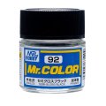 GSIクレオス  (C92)  Mr.カラー (セミグロスブラック)  (半光沢)   