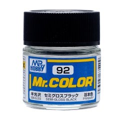 画像1: GSIクレオス  (C92)  Mr.カラー (セミグロスブラック)  (半光沢)   