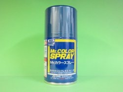 画像1: GSIクレオス  (S76)  Mr.カラースプレー メタリックブルー 光沢  