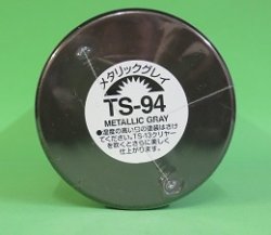 画像1: 旧価格 タミヤ TS-94 カラー スプレー (メタリックグレイ つやあり)   