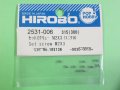 ヒロボー 2531-006 セットスクリュー M2X3 (ユニクロ)【ネコポス対応】