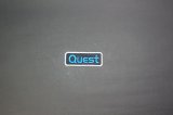 クエスト QP0026  ワッペン小 (100×38）【メーカー直送になります】    