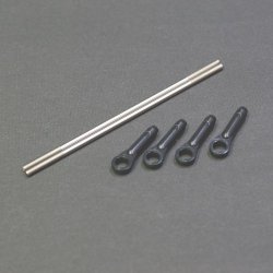 画像1: クエスト QH0002-08  (CA30/50/E6.FBL用)  ヘッド リンケージ ロッドセット【メーカー直送になります】
