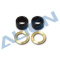 ALIGN 450SE V2/Sport/Sport V2/Pro/Pl用 ダンパーラバー　80°黒【ネコポス・クロネコゆうパケット対応】  