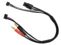 ハイテック  (HMJ469)  バナナ⇒タミヤコネクター 充電ケーブル バランスコード一体型【ネコポス便対応】  
