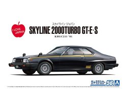 画像1: アオシマ (56) 1/24 (1981年) ニッサン KHGC211 スカイラインHT2000ターボGT-E・S '81    