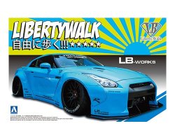 画像1: アオシマ (09) 1/24 LB★WORKS R35 GT-R Ver.1 リバティーウォーク    