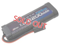 画像1: ハイテック  (XP2200-NT-B)  Ni-MH 7.2V 2200mAh タミヤタイプコネクター  