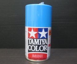 画像1: タミヤ TS-23 カラー スプレー  (ライトブルーつやあり)   