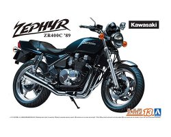 画像1: アオシマ (13) 1/12（1989年) カワサキ ZR400C ZEPHYR '89   
