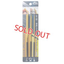 画像1: ミネシマ  (H-19)  チタンコーティングダイヤモンドヤスリ３本組 ＃200【ネコポス便対応】     