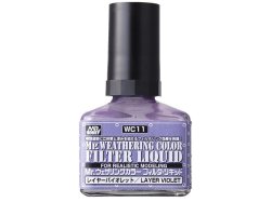 画像1: クレオス (WC11)   Mr.ウェザリングカラー  レイヤーバイオレット  40ml  