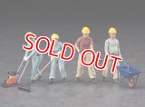 ハセガワ (WM03) 1/35 建設作業員セットA（舗装工事4体セット&アクセサリー）  