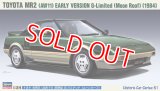 ハセガワ (HC51) 1/24 (1984年) トヨタ MR2 （AW11） 前期型 G-リミテッド （ムーンルーフ）  