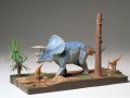 タミヤ（60104）1/35 トリケラトプス 情景セット  