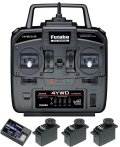 フタバ (037177)  T4YWD+R214GFE受信機+Ｕ300サーボx3付セット  