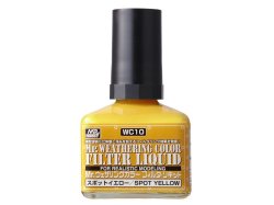 画像1: クレオス  (WC10)  Mr.ウェザリングカラー   スポットイエロー  40ml   