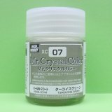 GSIクレオス  (XC07)  Mr.クリスタルカラー（パール塗料）（ターコイズグリーン）  