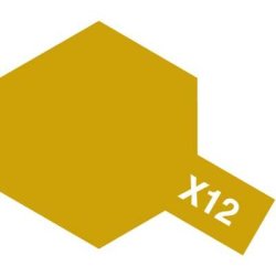 画像1: タミヤ (89012) ペイントマーカー X-12 ゴールドリーフ【ネコポス便対応】