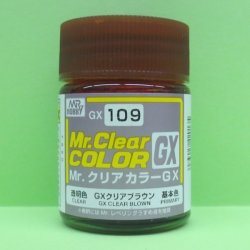 画像1: GSIクレオス (GX109) GXクリア ブラウン (透明色)   