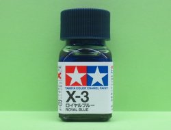 画像1: タミヤ  (80003)  エナメル X-3 ロイヤルブルー  