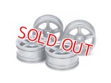 タミヤ（51071）SP.1071 5本アーチスポークホイール (銀) 4本 (26mm/+2)【ネコポス便対応】  