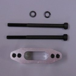 画像1: ファンテック (A327) マフラーオフセットスペーサー18mm  90クラス用 