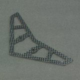 クエスト QH0083-01 (CA30/50/E6S550/600用) カーボンホリゾンタルフィン【メーカー直送になります】