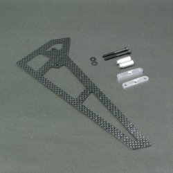 画像1: クエスト QH0083-02  (CA30/50/E6S用)  カーボンバーチカルフィン【メーカー直送になります】