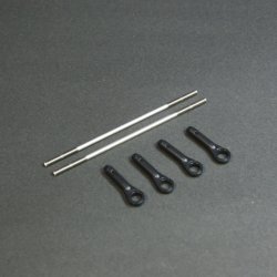 画像1: クエスト QH0069-04 (CA90Ver06・CA120・GT15・IM12・IM12-720・IM12-787・IM12-775用) ヘッドリンケージロッドセット (FBL12-2Blade)【メーカー直送になります】