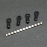 クエスト QH0078-01 (CA30/CA50/E6-550/600FBL用)  200mmショートマスト用リンケージ セット（For FBL2Blade）【メーカー直送になります】