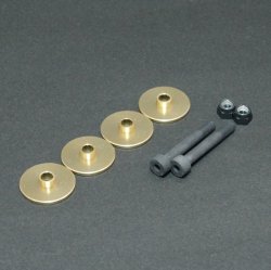 画像1: クエスト CA6105-02G (E12S/GT15/ZG他用) ドラッグワッシャー（ゴールドt=2）14mm厚用【メーカー直送になります】  