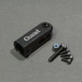 クエスト QH0081-01 (CA30/50/E6/IM12/720/787/775他用) テールローターグリップ（ブラック）【メーカー直送になります】