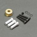 クエスト QH0084-01G (CA30/50/E6/GT15/ZG/IM12/720/787用) テールセンターハブ（ゴールド）【メーカー直送になります】