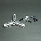 クエスト QH0085S (CA30/50/E6/GT15/ZG/120-720/E12S-787用) ＨＰテールグリップ 3ブレード（0°）(シルバー）【メーカー直送になります】