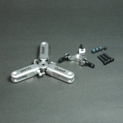 画像1: クエスト QH0085S (CA30/50/E6/GT15/ZG/E12-720/787用) ＨＰテールグリップ 3ブレード（0°）(シルバー）【メーカー直送になります】