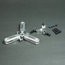 画像1: クエスト QH0084S (CA30/50/E6/GT15/ZG/E12-720/787用) ＨＰテールグリップ　3ブレード （5°）(シルバー）【メーカー直送になります】