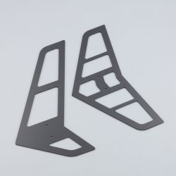 画像1: クエスト CA6069-A (CA90/ZG/GT-05/E12S-720/787用) 尾翼 (カーボン)【メーカー直送になります】  