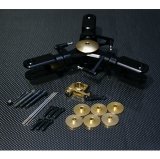 クエスト QH0079 (FBL=120-720/E12S-787/GT15/ZG他用) FBL10-3Blade ヘッドセット(スワッシュ無し) 【メーカー直送になります】  