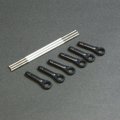 クエスト QH0080-02 (FBL=CA/90Ver06/GT15/ZG/E12S-775/787/120-720用) ヘッドリンケージロッドセット (FBL12-3Blade)【メーカー直送になります】