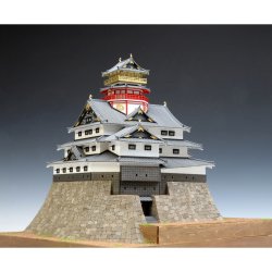 画像1: ウッディジョー (NO.294) 1/150安土城（改良版）木製模型 組立キット  