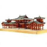 ウッディジョー (NO.338) 1/75 平等院 鳳凰堂 木製模型 組立キット 
