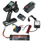 新製品 フタバ (041488) 電動カー用 T3PV（車体搭載用バッテリー付き）ステップアップセット  
