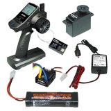 新製品 フタバ (041471) 電動カー用 T3PV（車体搭載用バッテリー付き）エントリーセット  
