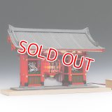ウッディジョー (NO.373) ハーフタイプ 雷門 木製模型 組立キット 